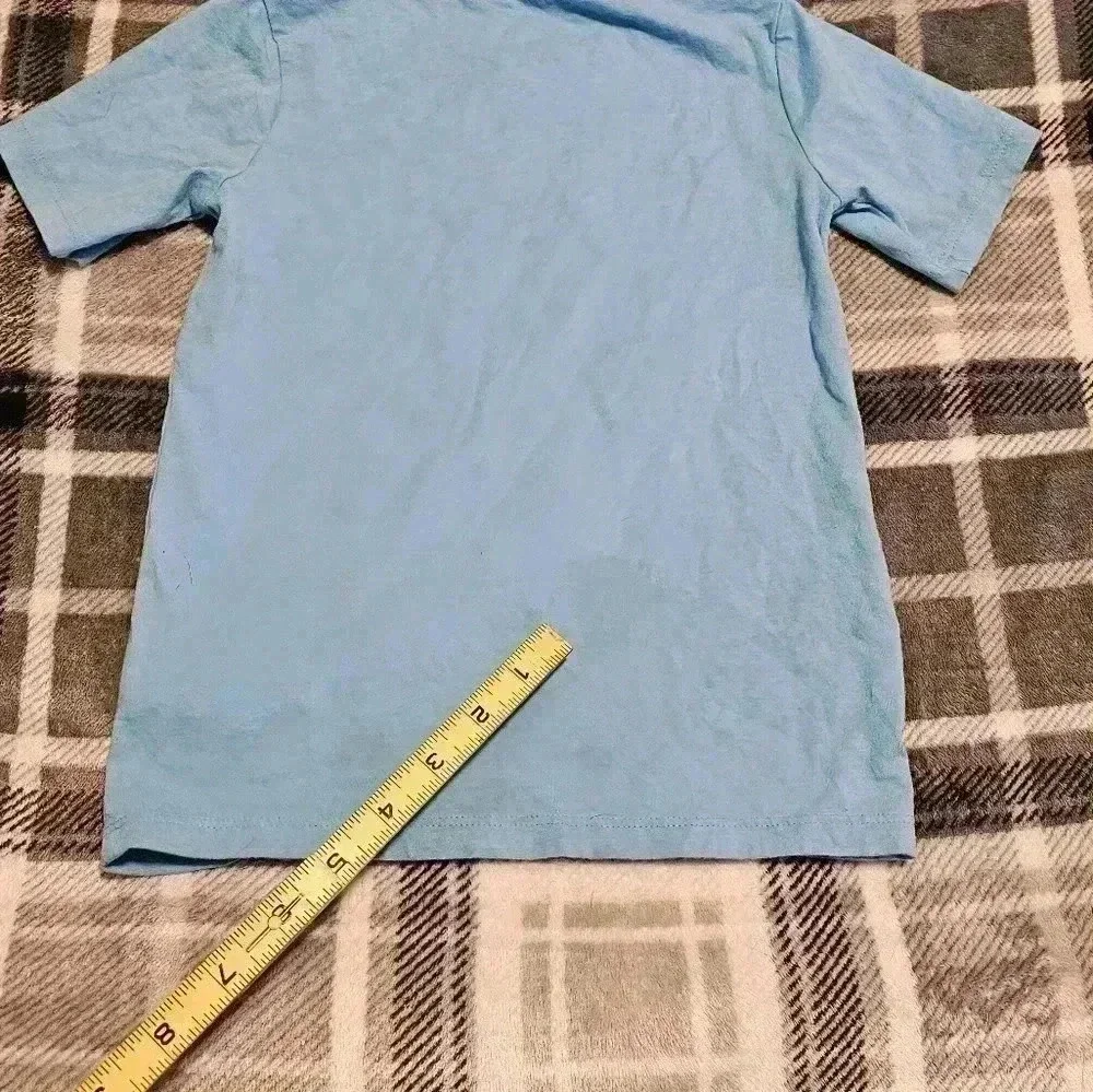 Childrens Place 5t blue 100% cotton shark shirt